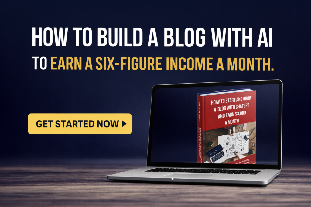 How to build a blog with CHATGPT To earn six-figure-income monthly
